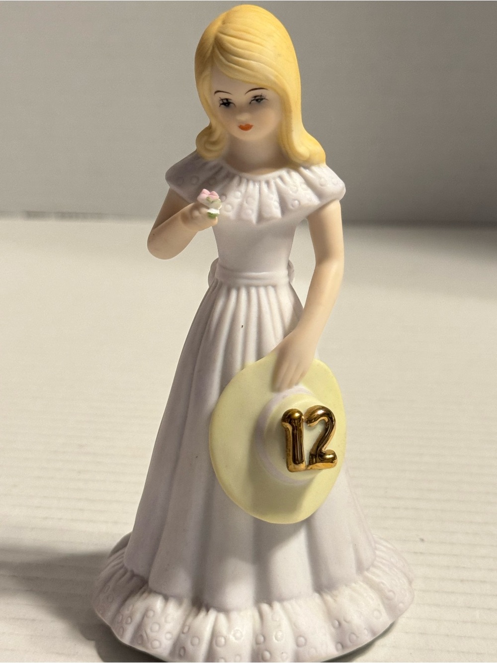 VTG Enesco Porcelain Birthday Girls; age 12